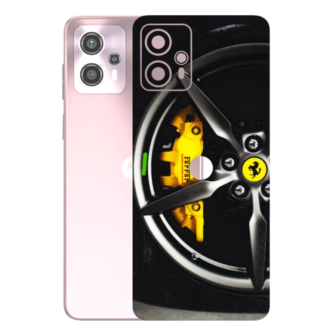 Motorola Phone Skins (All Models) - Ferrari Wheel Alloy - 3D Embossed Finish (L-173) Motorola G13