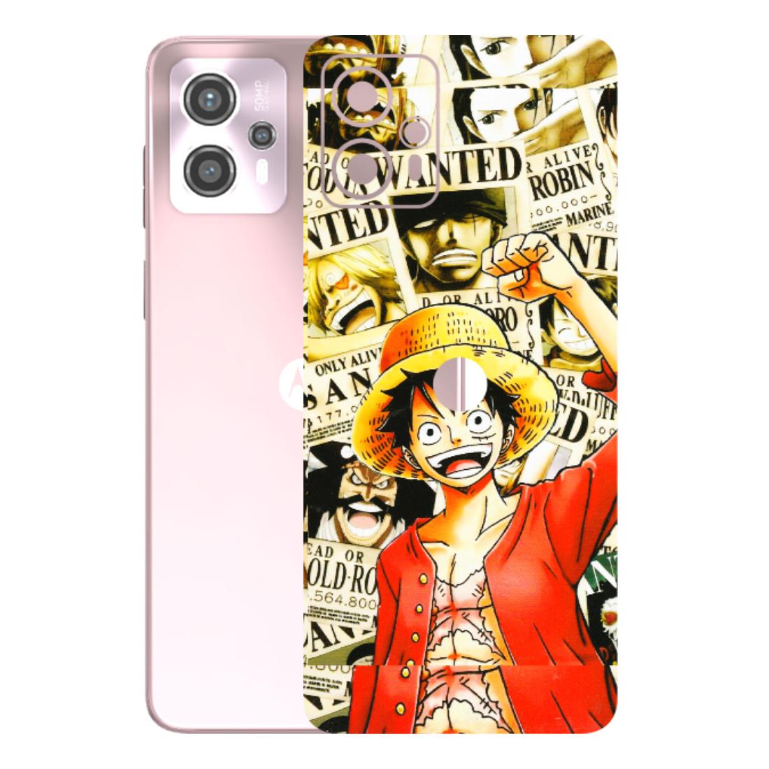 Motorola Phone Skins (All Models) - Luffy Anime - 3D Embossed Finish (L-177) Motorola G13