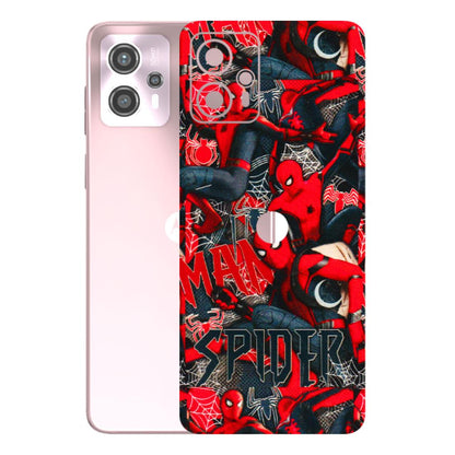 Motorola Phone Skins (All Models) - SpiderMan Cool - 3D Embossed Finish (L-188) Motorola G13