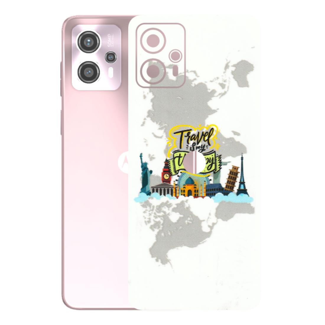 Motorola Phone Skins (All Models) - Travel Therapy - 3D Embossed Finish (L-199) Motorola G13