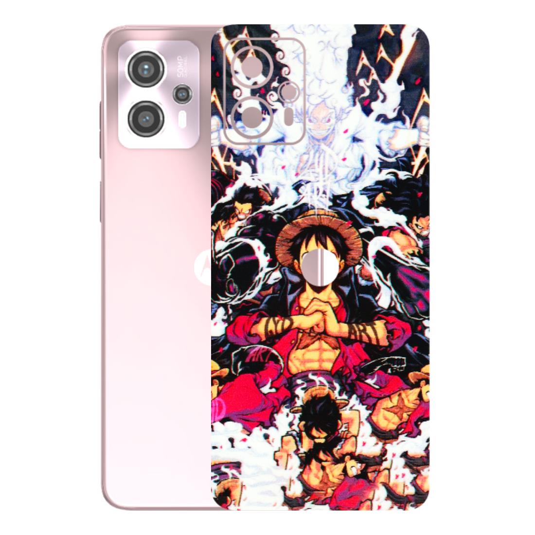 Motorola Phone Skins (All Models) - Luffy Anime Character - 3D Embossed Finish (L-203) Motorola G13