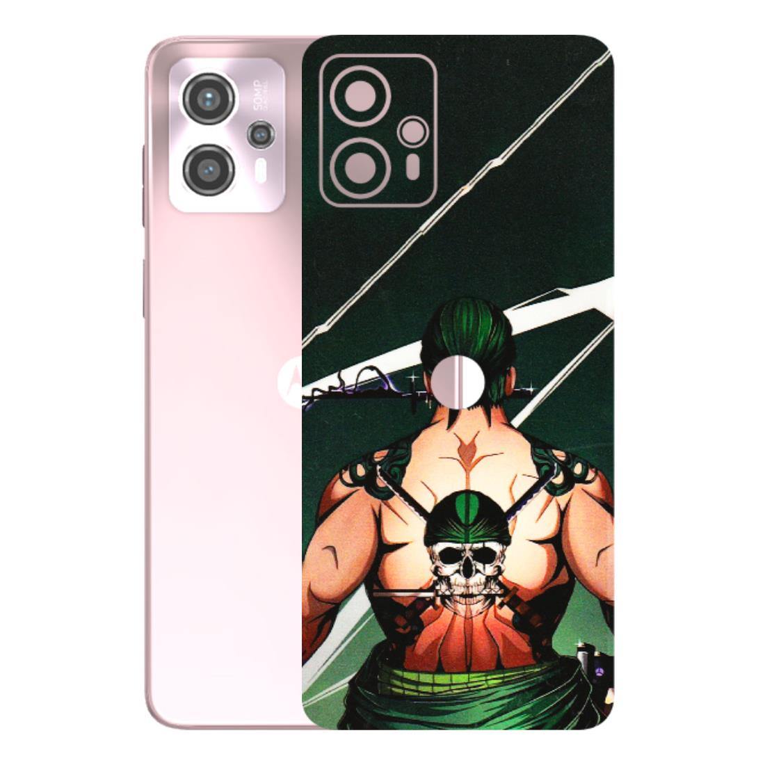 Motorola Phone Skins (All Models) - Zoro Anime - 3D Embossed Finish (L-23) Motorola G13