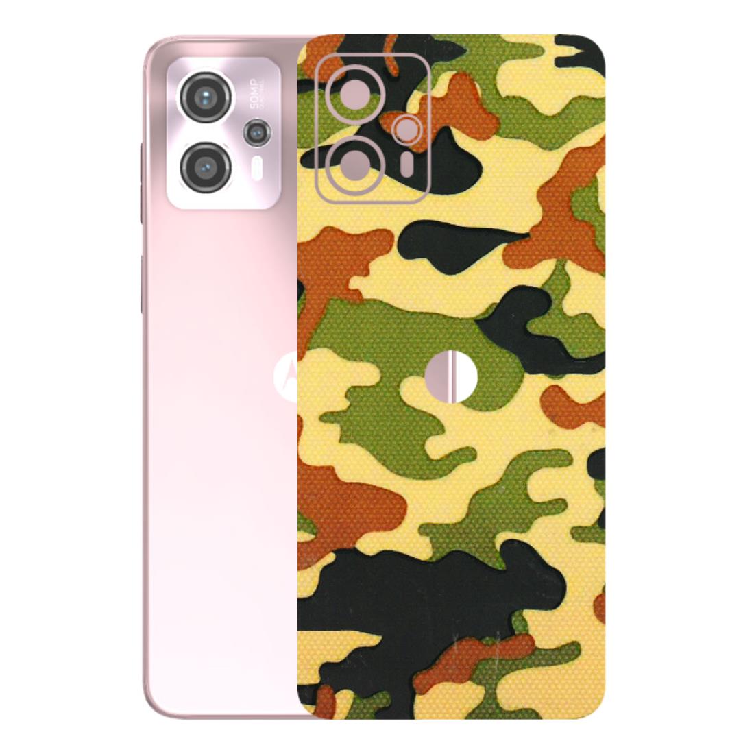 Motorola Phone Skins (All Models) - Indian Military - 3D Embossed Finish (L-234) Motorola G13