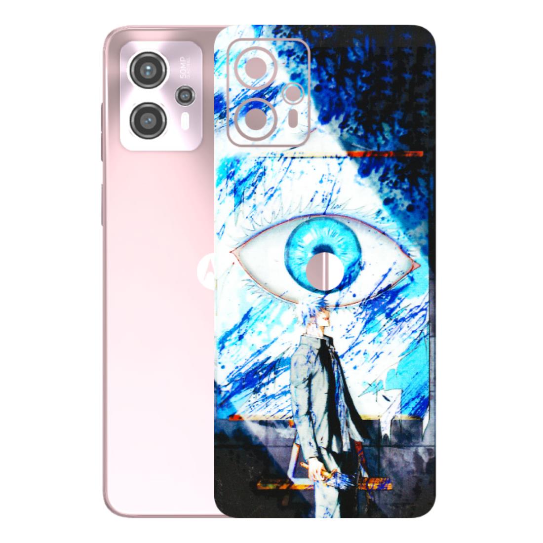 Motorola Phone Skins (All Models) - Gojo Satoru evil eye - 3D Embossed Finish (L-239) Motorola G13