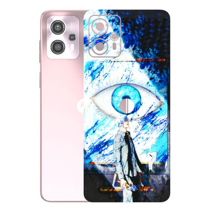Motorola Phone Skins (All Models) - Gojo Satoru evil eye - 3D Embossed Finish (L-239) Motorola G13