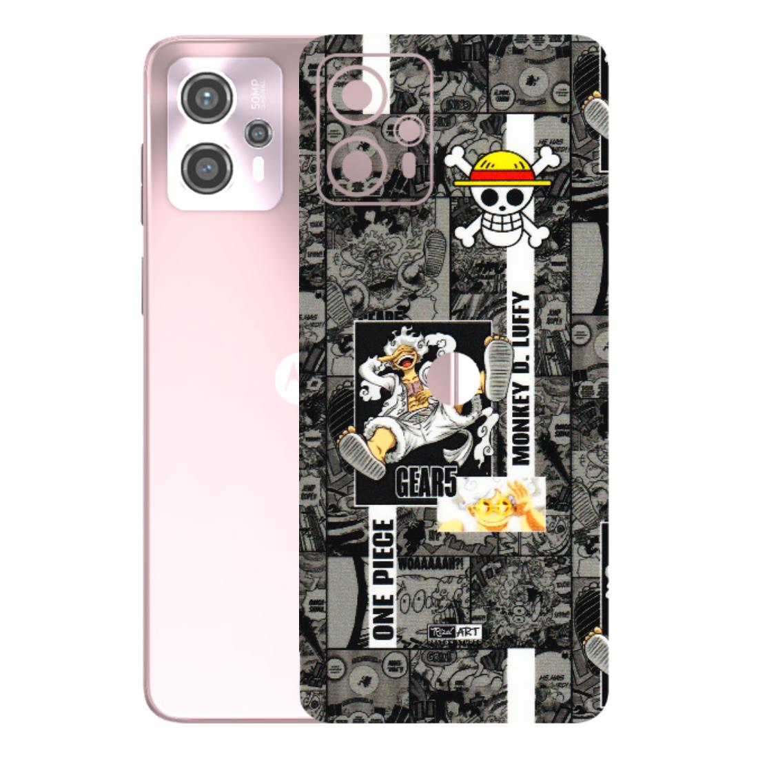 Motorola Phone Skins (All Models) - Cuffy Anime MonkeyCamic - 3D Embossed Finish (L-242) Motorola G13