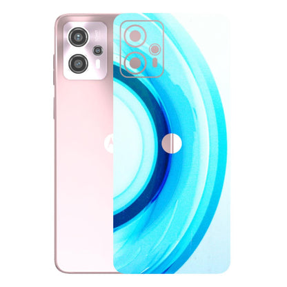Motorola Phone Skins (All Models) - The Blue Curve - 3D Embossed Finish (L-244) Motorola G13