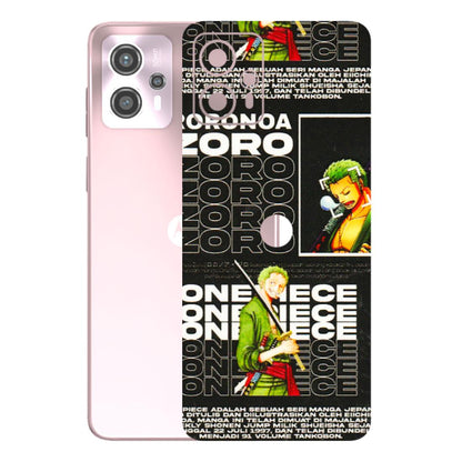 Motorola Phone Skins (All Models) - One Piece Zoro - 3D Embossed Finish (L-250) Motorola G13