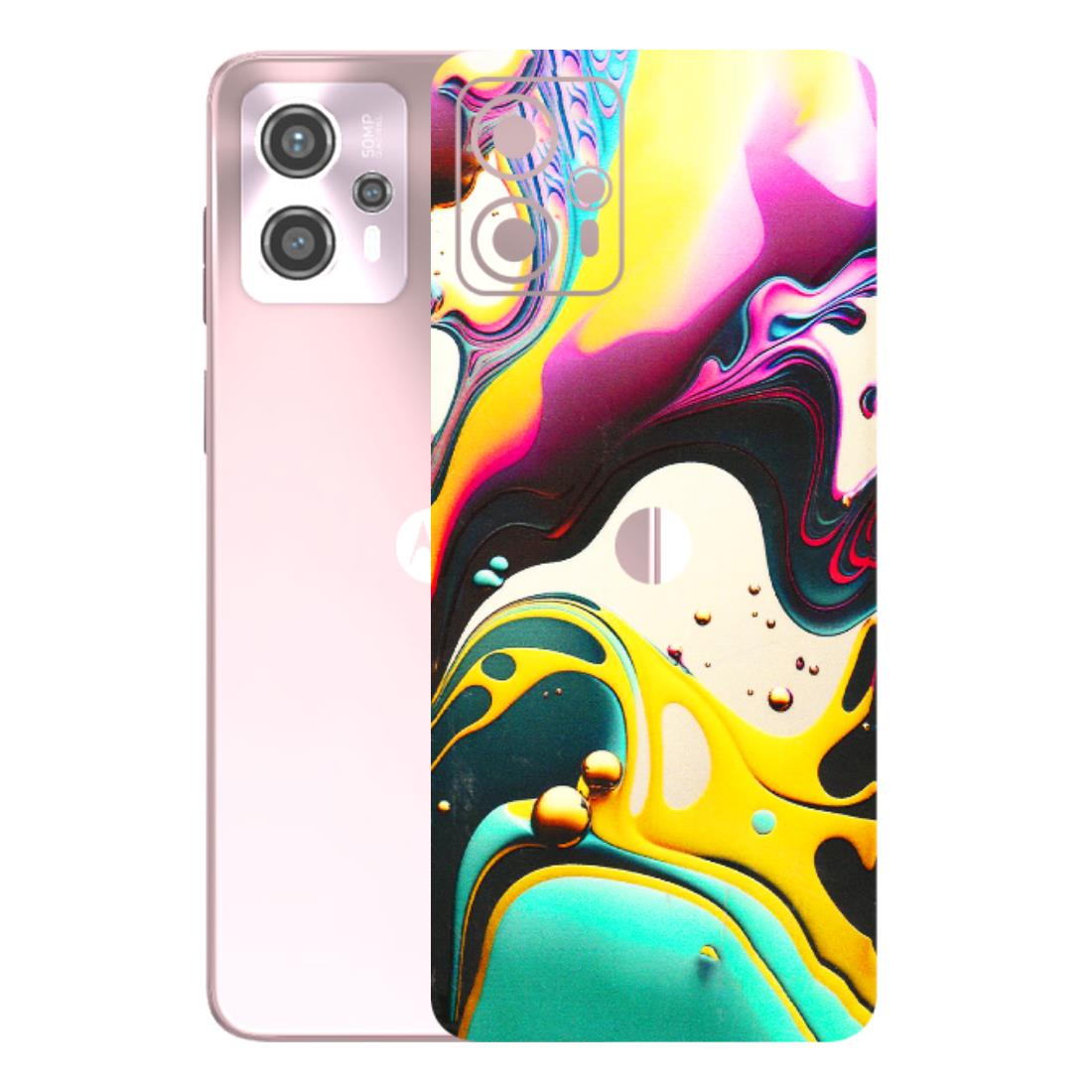 Motorola Phone Skins (All Models) - Multicolor Abstract pattern - 3D Embossed Finish (L-254) Motorola G13