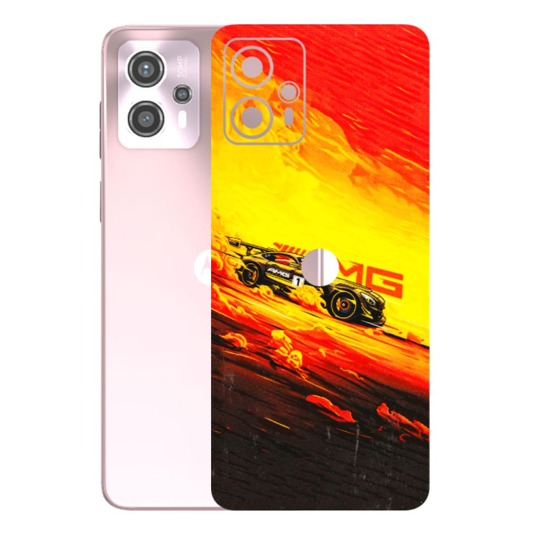 Motorola Phone Skins (All Models) - AMG Car Speed Cover - 3D Embossed Finish (L-256) Motorola G13