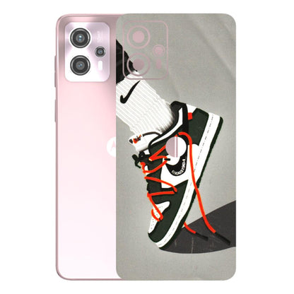 Motorola Phone Skins (All Models) - New Grey Sneaker - 3D Embossed Finish (L-261) Motorola G13