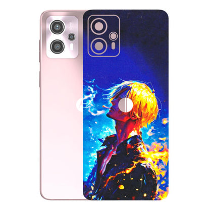 Motorola Phone Skins (All Models) - Sanji Vinsmoke One Piece - 3D Embossed Finish (L-319) Motorola G13