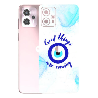 Motorola Phone Skins (All Models) - Evil Eye Good Things Are Coming - 3D Embossed Finish (L-322) Motorola G13