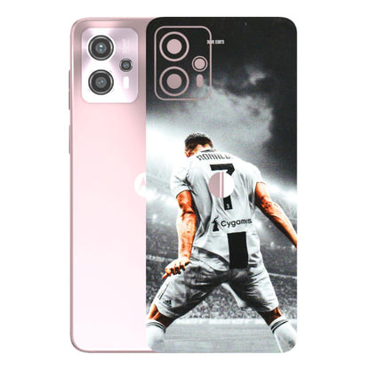 Motorola Phone Skins (All Models) - Ronaldo CR7 Crazy - 3D Embossed Finish (L-44) Motorola G13
