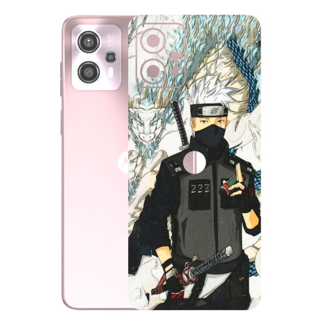 Motorola Phone Skins (All Models) - Kakashi Hatake Naruto Anime - 3D Embossed Finish (L-46) Motorola G13
