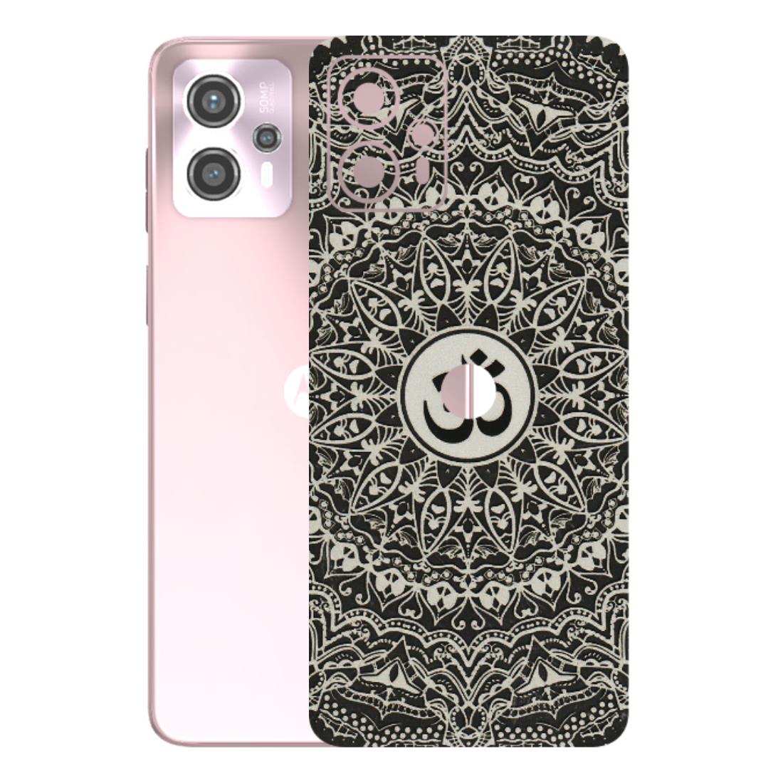 Motorola Phone Skins (All Models) - Aum Elegant Mandala - 3D Embossed Finish (L-62) Motorola G13