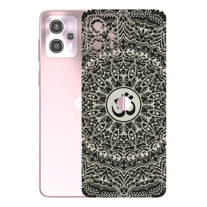 Motorola Phone Skins (All Models) - Aum Elegant Mandala - 3D Embossed Finish (L-62) Motorola G13
