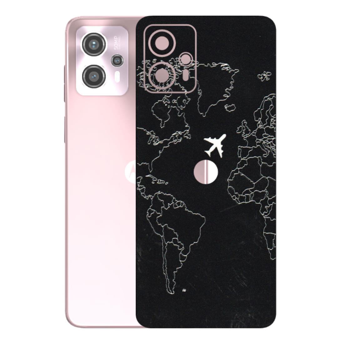 Motorola Phone Skins (All Models) - Never Ending Travel - 3D Embossed Finish (L-79) Motorola G13