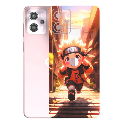 Motorola Phone Skins (All Models) - Naruto Cute Toon Running - Matte Finish (M-04) Motorola G13