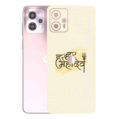 Motorola Phone Skins (All Models) - Har Har Mahadev - Matte Finish (M-10) Motorola G13