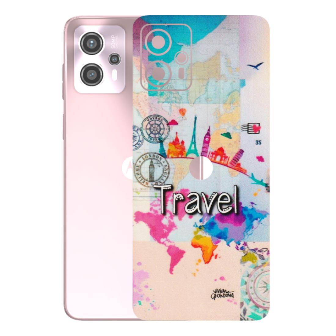 Motorola Phone Skins (All Models) - Travel The Wonders - Matte Finish (M-108) Motorola G13