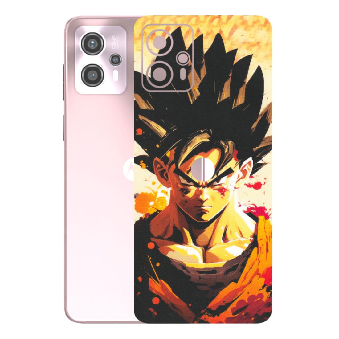 Motorola Phone Skins (All Models) - Angry Goku - Matte Finish (M-12) Motorola G13