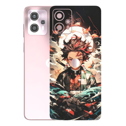 Motorola Phone Skins (All Models) - Tanjiro Demon Slayer Anime - Matte Finish (M-158) Motorola G13