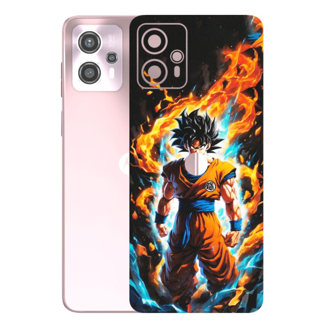 Motorola Phone Skins (All Models) - Goku Transformation Anime - Matte Finish (M-159) Motorola G13