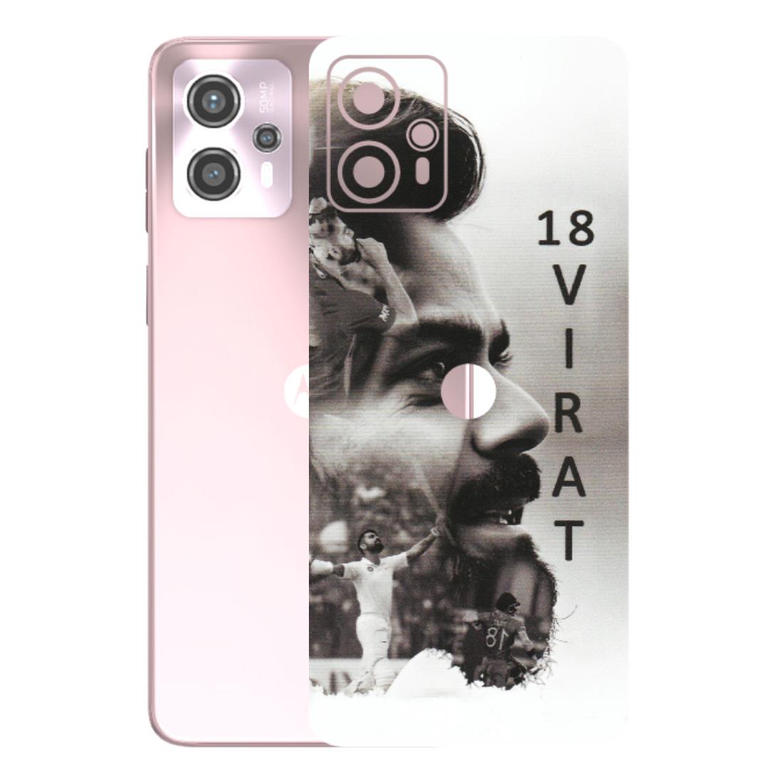 Motorola Phone Skins (All Models) - Virat Kohli Cricketer - Matte Finish (M-163) Motorola G13