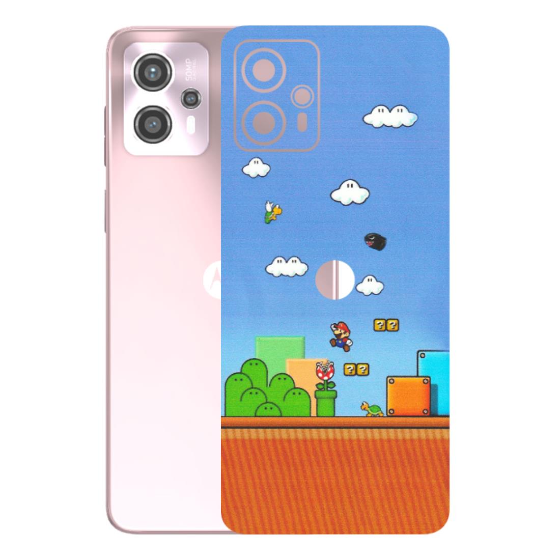 Motorola Phone Skins (All Models) - Mario Game Scene - Matte Finish (M-24) Motorola G13