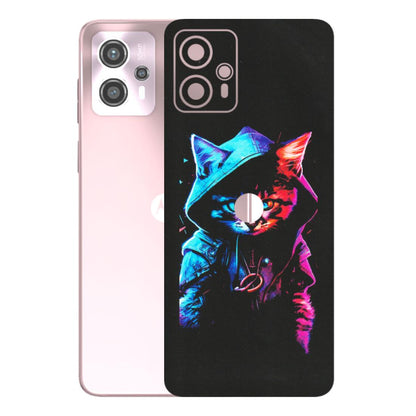 Motorola Phone Skins (All Models) - Cyberpunk Cat - Matte Finish (M-45) Motorola G13