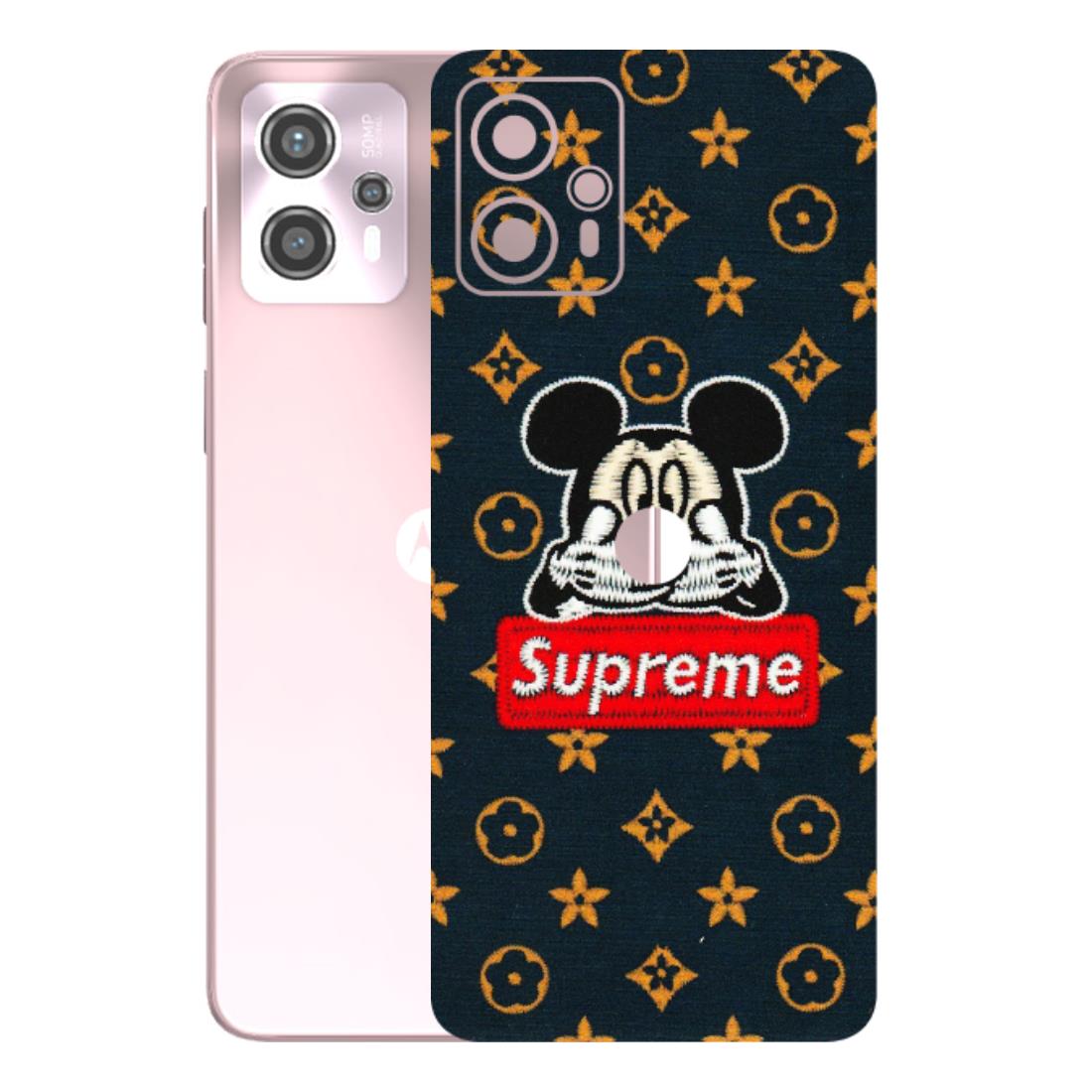 Motorola Phone Skins (All Models) - Mickey Supreme - Matte Finish (M-83) Motorola G13