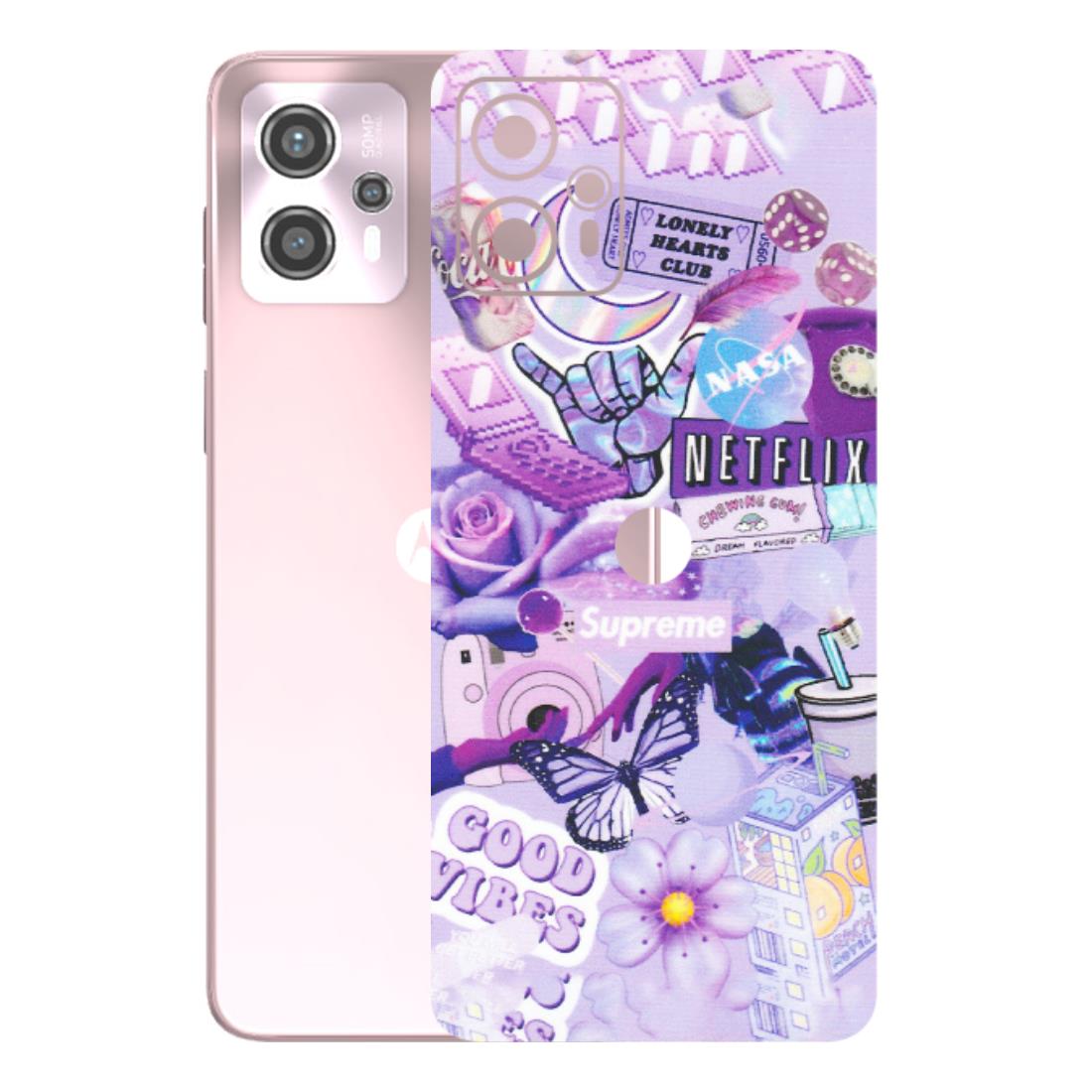 Motorola Phone Skins (All Models) - Supreme Purple Magic - Matte Finish (M-88) Motorola G13