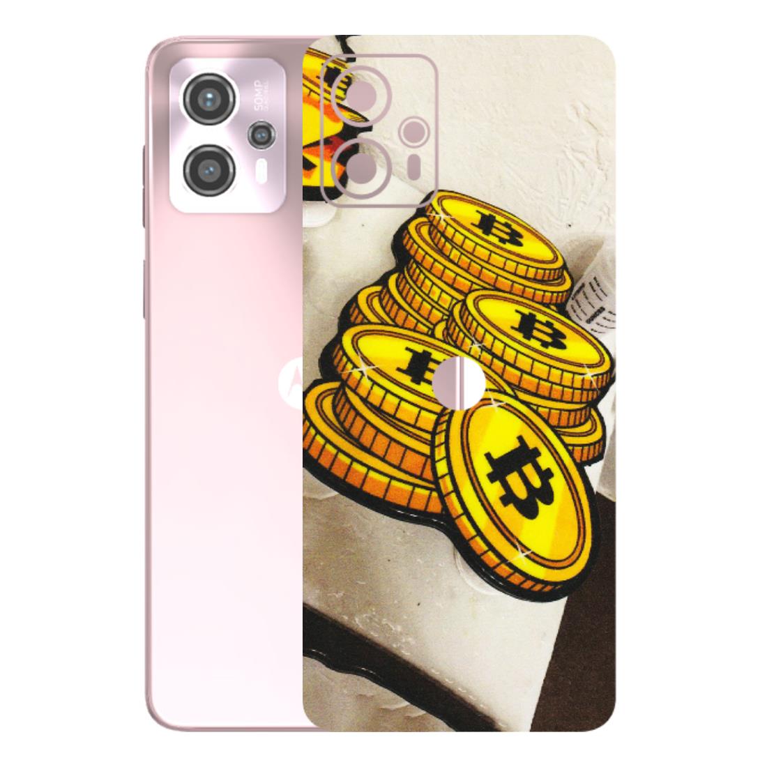 Motorola Phone Skins (All Models) - Billionaire Bitcoin Collection - Matte Finish (M-92) Motorola G13