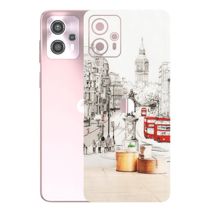 Motorola Phone Skins (All Models) - London Street - Transparent Finish (T-02) Motorola G13