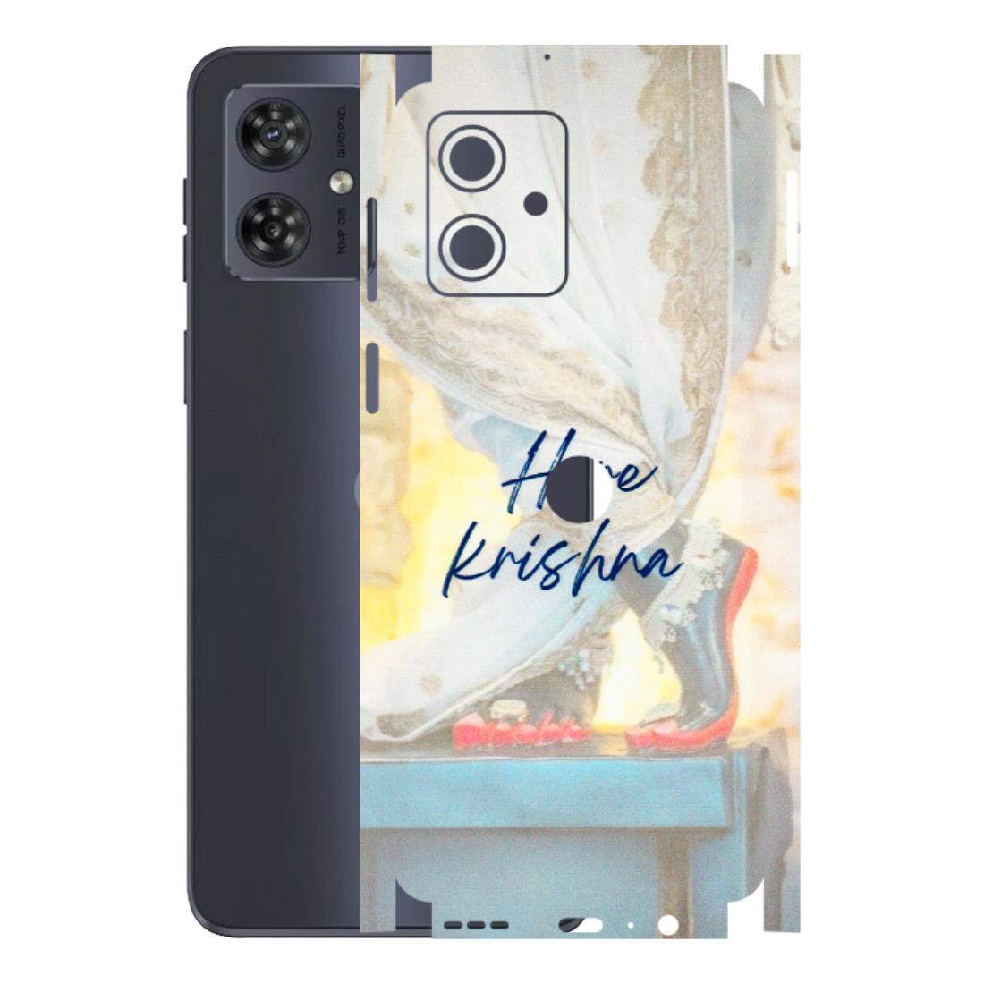 Motorola Phone Skins (All Models) - Hare Krishna - 3D Embossed Finish (L-03) Motorola G54 (5G)