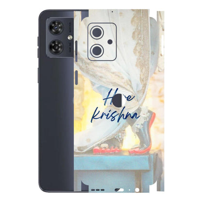 Motorola Phone Skins (All Models) - Hare Krishna - 3D Embossed Finish (L-03) Motorola G54 (5G)