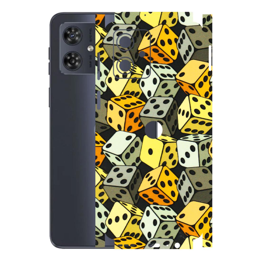 Motorola Phone Skins (All Models) - Dices Of Life - 3D Embossed Finish (L-04) Motorola G54 (5G)