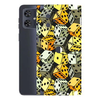 Motorola Phone Skins (All Models) - Dices Of Life - 3D Embossed Finish (L-04) Motorola G54 (5G)