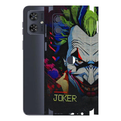 Motorola Phone Skins (All Models) - Joker Dot Matrix - 3D Embossed Finish (L-08) Motorola G54 (5G)