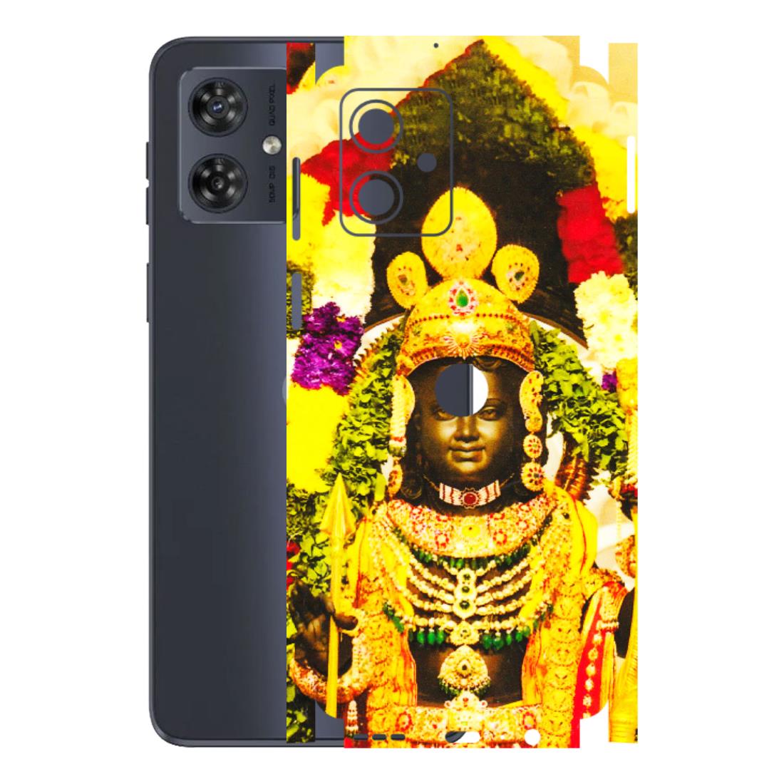 Motorola Phone Skins (All Models) - Ram Lalla Ayodhya - 3D Embossed Finish (L-103) Motorola G54 (5G)