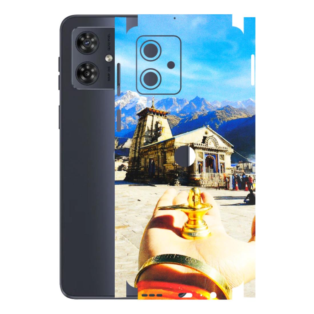 Motorola Phone Skins (All Models) - Beauty of Kedarnath - 3D Embossed Finish (L-108) Motorola G54 (5G)