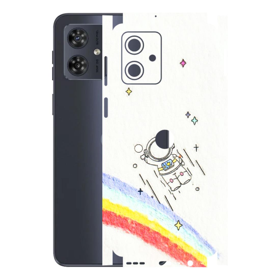 Motorola Phone Skins (All Models) - Milkyway Astronaut - 3D Embossed Finish (L-110) Motorola G54 (5G)