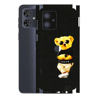 Motorola Phone Skins (All Models) - Classy Teddy Bear - 3D Embossed Finish (L-116) Motorola G54 (5G)