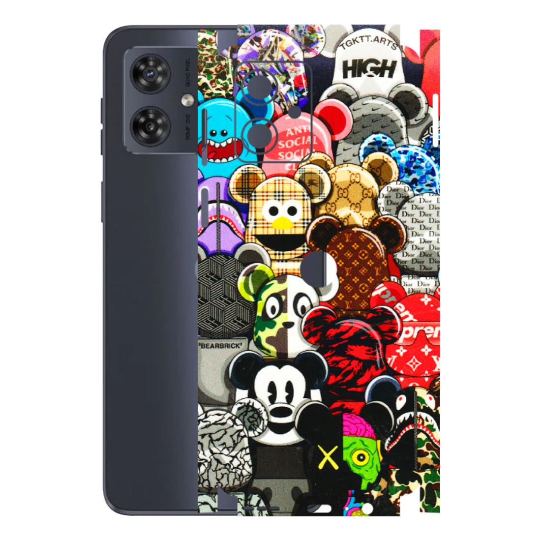 Motorola Phone Skins (All Models) - More Mickey Mouses - 3D Embossed Finish (L-118) Motorola G54 (5G)