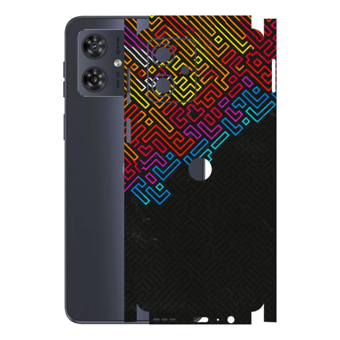 Motorola Phone Skins (All Models) - Dotme Pattern Art - 3D Embossed Finish (L-121) Motorola G54 (5G)