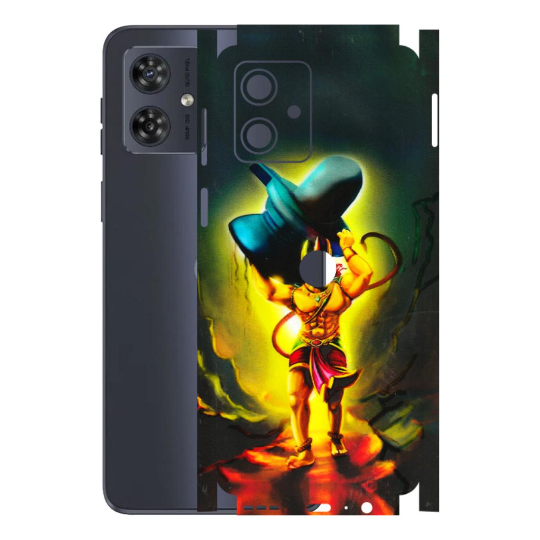 Motorola Phone Skins (All Models) - Hanuman Ji - 3D Embossed Finish (L-128) Motorola G54 (5G)