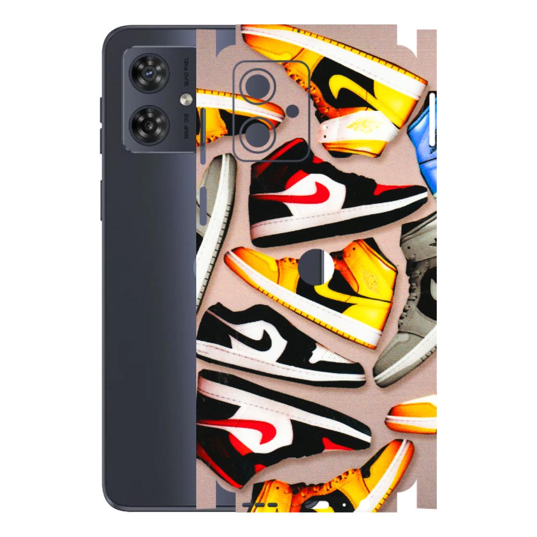 Motorola Phone Skins (All Models) - Sneaker Lover - 3D Embossed Finish (L-135) Motorola G54 (5G)