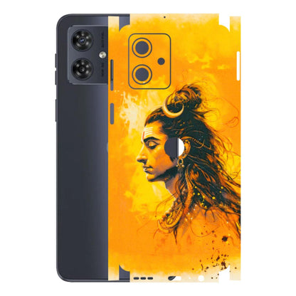 Motorola Phone Skins (All Models) - Shiv Shakti - 3D Embossed Finish (L-14) Motorola G54 (5G)