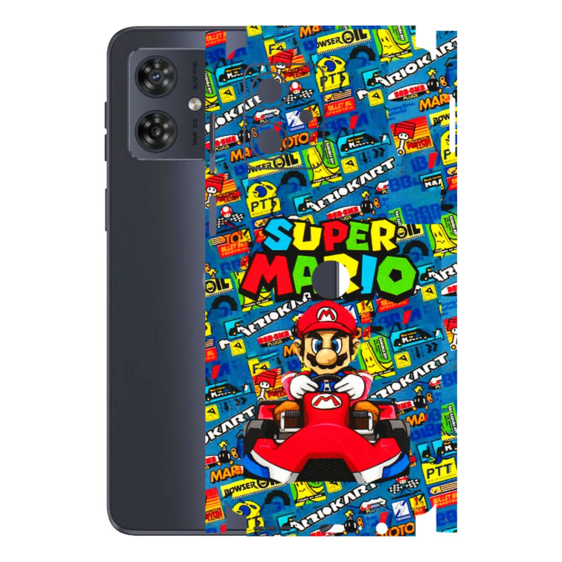 Motorola Phone Skins (All Models) - Super Mario Kart - 3D Embossed Finish (L-140) Motorola G54 (5G)